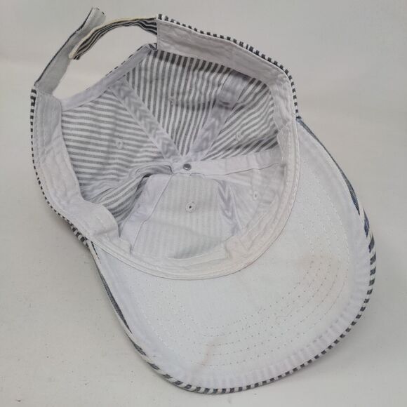 Unbranded Strapback Hat Multicolor Striped Adjustable 6 Panel Blank - Picture 6 of 7